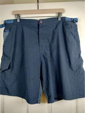 Birdwell Beach Britches Board Shorts Mens L Navy Blue Two-Tone SurfStretch USA